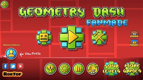 geometry dash fanmade download.